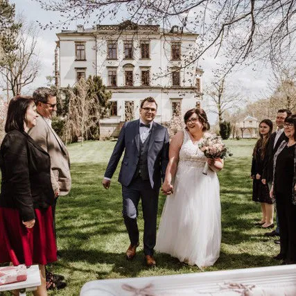 Familie Wolff Feedback Trauung Villa Gückelsberg