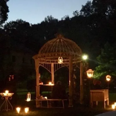 Nachttrauung Kerzenschein Villa Gückelsberg Flöha